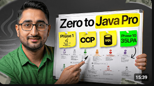 Reference YouTube thumbnail before recreation — a coding course thumbnail
